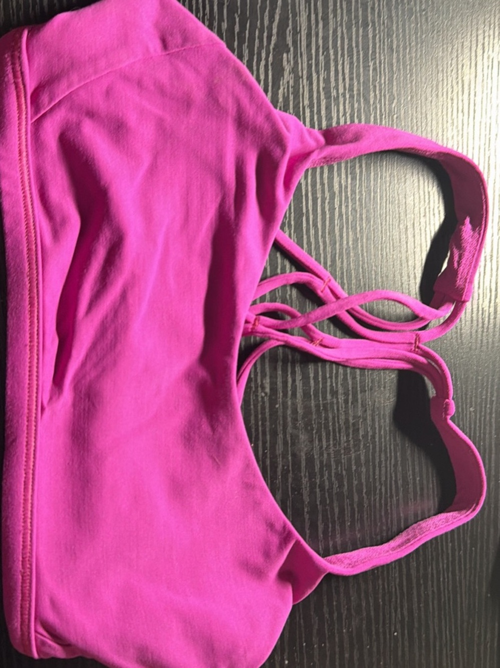 lululemon athletica Hot Pink Strappy Sports Bra